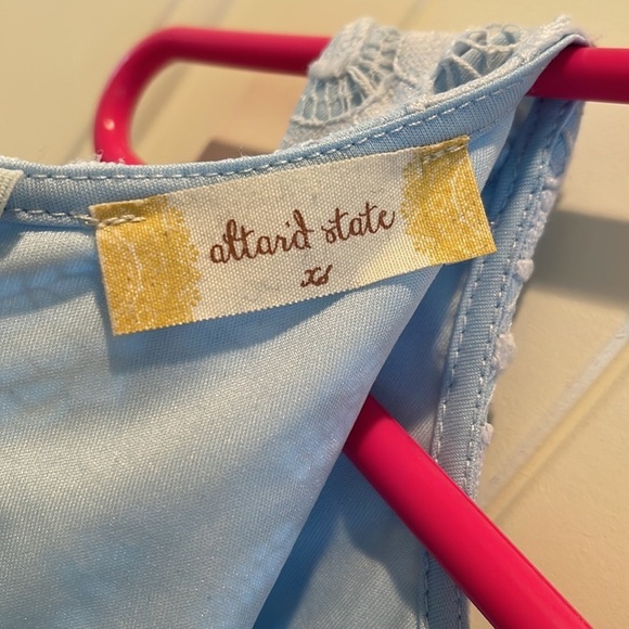 šAltarād STATE | light baby blue sleeveless lace dress size XS - Picture 2 of 6